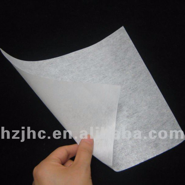Nonwoven shirt collar interlining