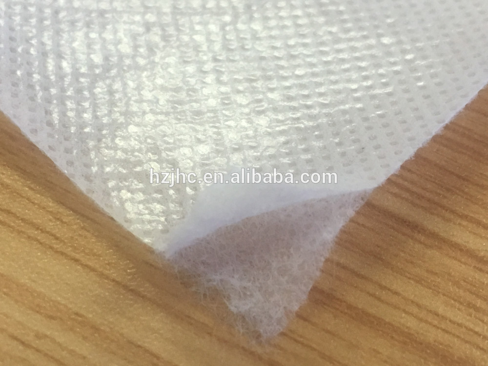 80gsm+15gsm pe film white laminating spunbonded polypropylene nonwoven/non-woven fabric