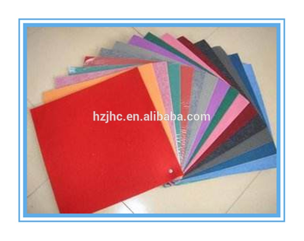 Karpet pameran nonwoven jarum ditinju / karpét lanté nonwoven pikeun pernikahan