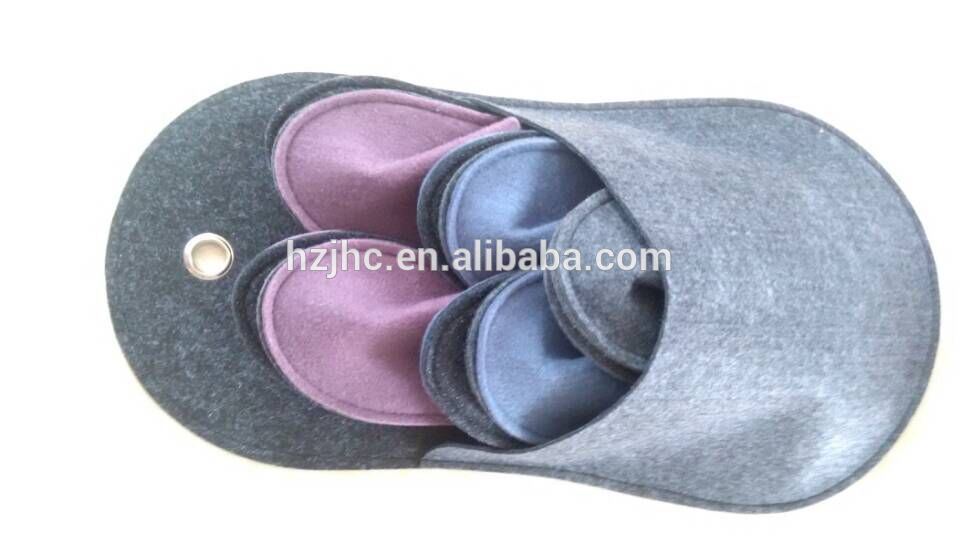 Sandal karpét non-anyaman poliéster warna-warni anu ditinju jarum