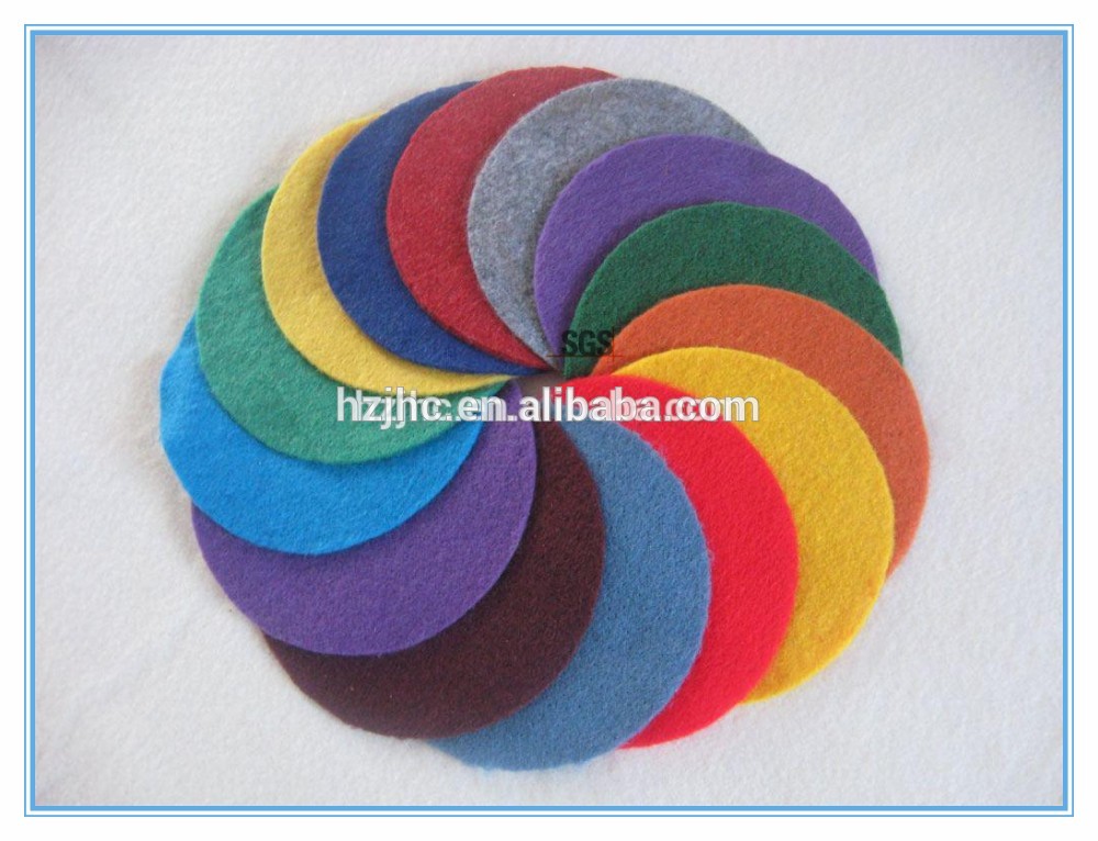 ၁၀၀% polyester အပ်ဖြင့်ထိုးဖောက်ထားသော nonwoven ဖဲများ