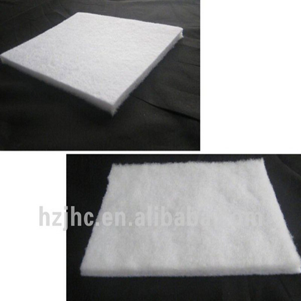 Supplier interlining/filling non woven ikatan termal poliester alus Cina