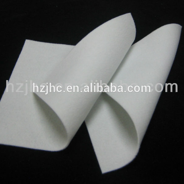 Customized needle punched colorful pet/pp nonwoven jute felt