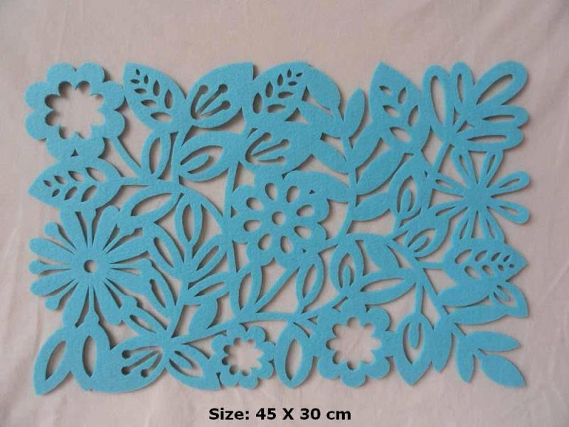 توقۇلمىغان پولىئېستېر كىگىز، ئىستاكان ئۈچۈن كىگىز گىلەم