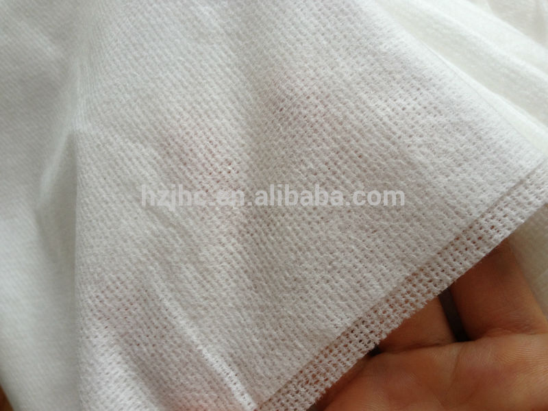 Wet tissue facial masks cosmetic pads 70% viscose 30% polyester cross lapping spunlace non woven fabrics