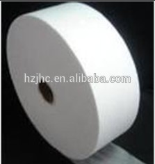 Viscose/polyester spun lace nonwoven