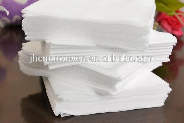 Wet tissue facial masks cosmetic pads 70% viscose 30% polyester cross lapping spunlace non woven fabrics