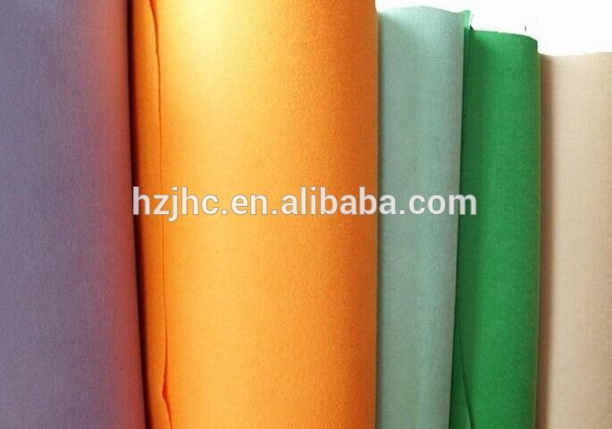 Needle punched plain carpet felt rug anti slip mat roll