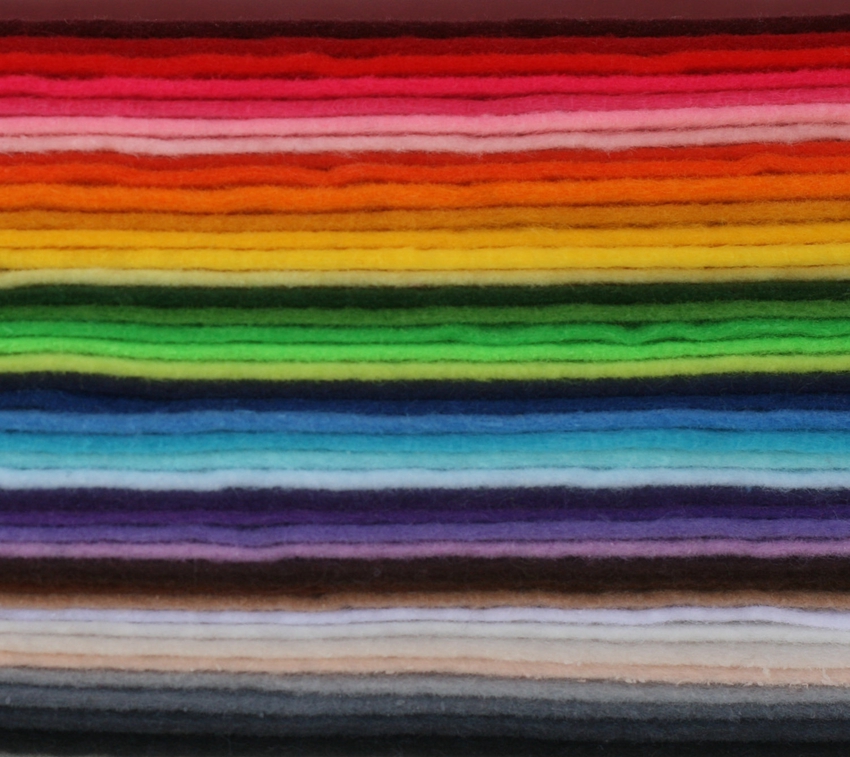 Allurar Polyester Punchecd wacce ba a saka ba ta ji