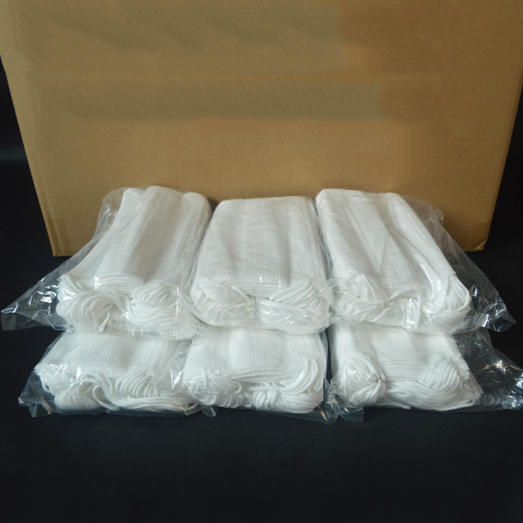 Wholesale 3 ply earloop disposable face respirator surgical mask