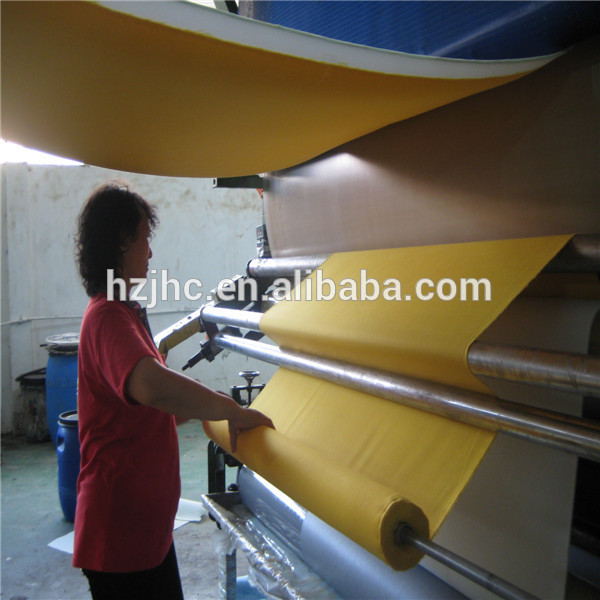 Polyester fabric laminating sponge