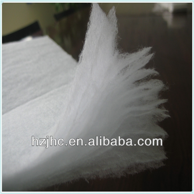 Fireproofing thermal bond polyester nonwoven wadding sheet/roll