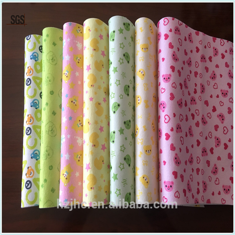 Матоъҳои бофтанашуда барои обои бофтанашудаи 3D, ғалтаки матои бофтанашудаи чопшудаи фармоишӣ