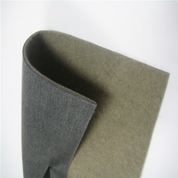Flame retardant non-woven car interior fabric