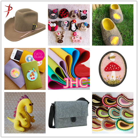 Factory price needle punched colorful printed nonwoven fabric felt for KID DIY