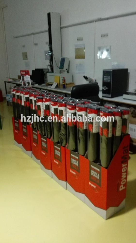 Make-to-order laminated BBQ nonwoven mat