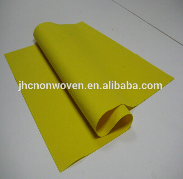 Custom needle punch printed wool nonwoven felt bed sheets