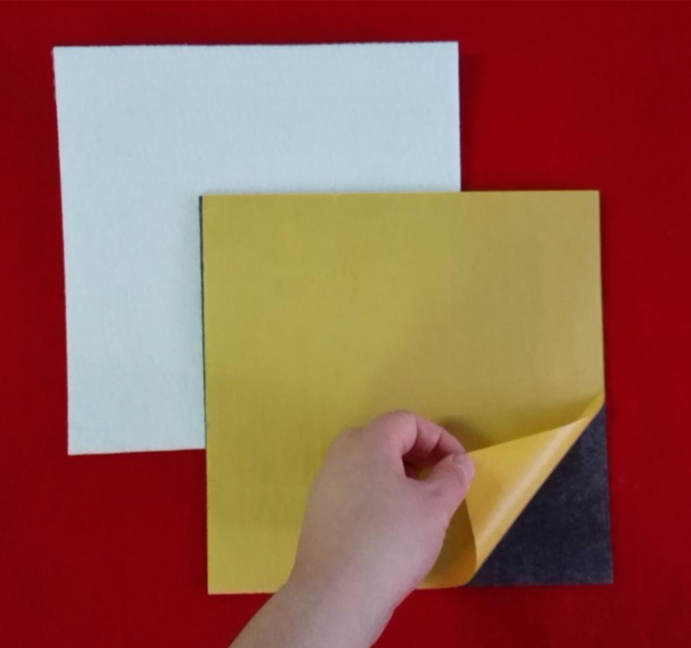 Lag luam wholesale Polyester Nonwoven Felt Rau Rooj Tog Zaum Pad