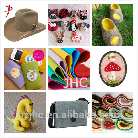 needle Punched flet for custom felt triangle pennant flags