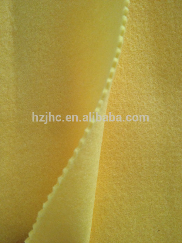 Lag luam wholesale koob punched nonwoven felt ntaub cwj mem cov ntaub ntawv raw khoom