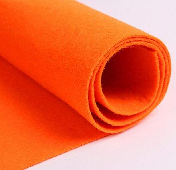 Factory wholesale multi-color non-woven , 100% polyester nonwoven fabric /felt