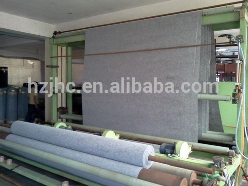 China manufacture needle punched non woven laminating roll raw material fabric