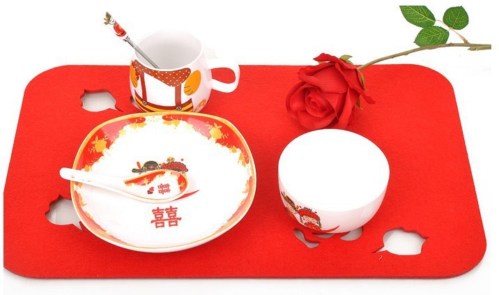 توقۇلمىغان پولىئېستېر كىگىز، ئىستاكان ئۈچۈن كىگىز گىلەم