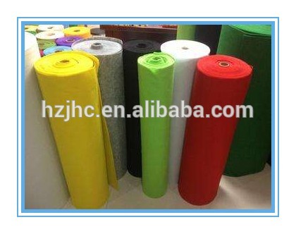 Felt carpet tile needle punched nonwoven material