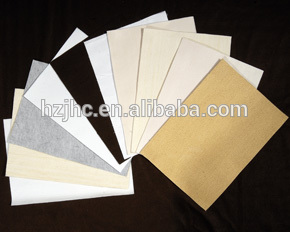 Nonwoven polyester roll filter cloth material