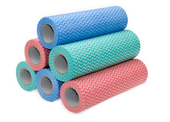High quality PP spunlace fabric rolls for nonwoven cleaning cloth