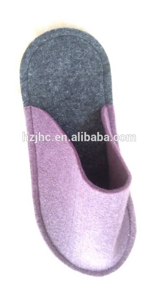 Sandal karpét non-anyaman poliéster warna-warni anu ditinju jarum