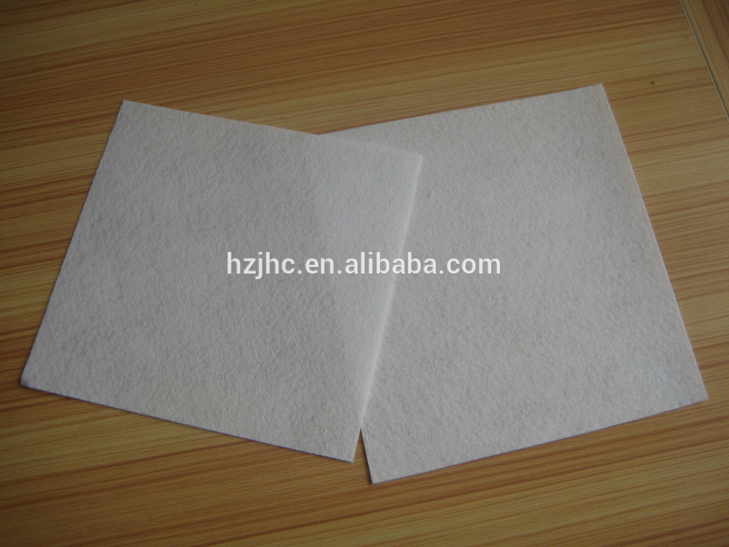 Polyester thin non woven needle punched felt pad/cover materials supplier
