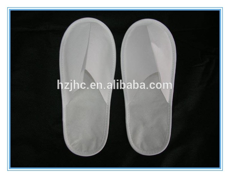 Bêst ferkeapjende spunlace hotel wegwerp man/frou nonwoven slippers