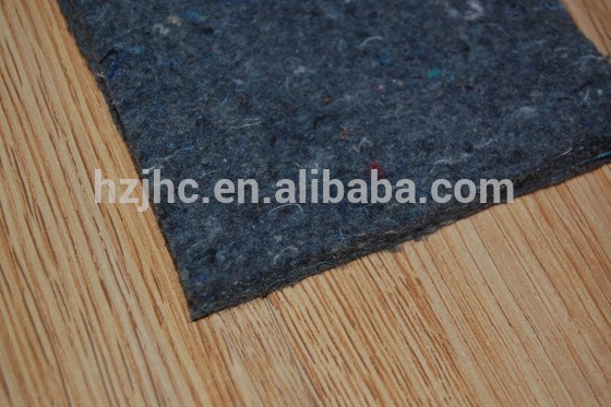 Customized waste recycling nonwoven carpet padding fabric