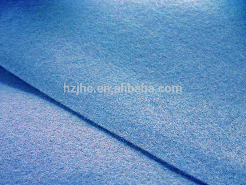 Plain nonwoven needle punched felt business card holder cover fabric