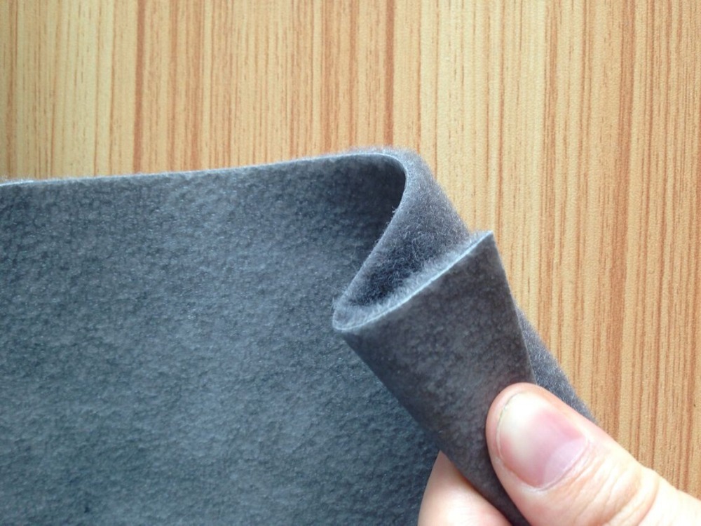 Heat bonded nonwoven geotextile fabrics