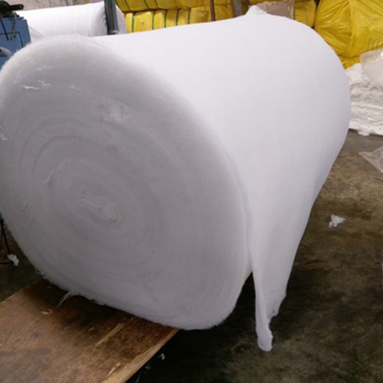 Fireproof cotton polyester thermal bonded wadding for textile