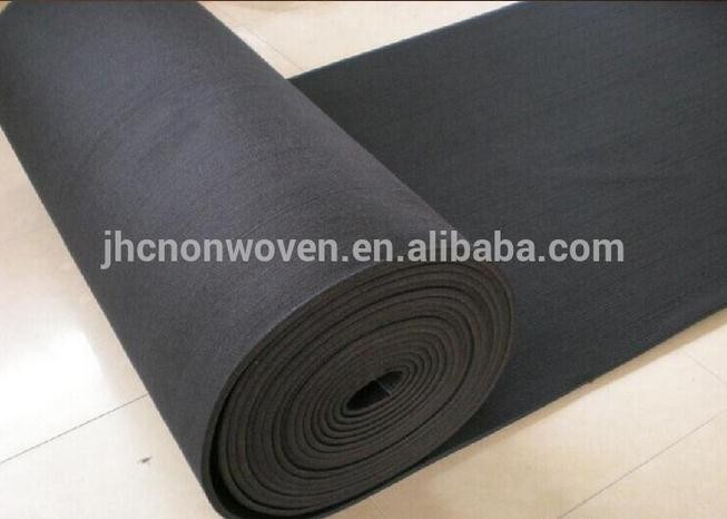 Black polyester nonwoven needle punch felt tape roll manufacturer