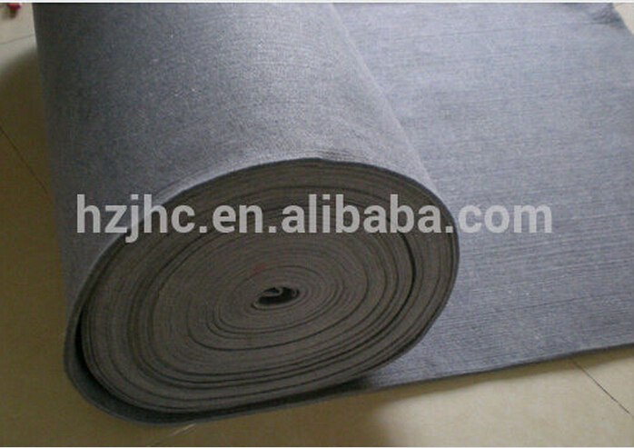 Thick polyester hard needle punched non woven insoling lining fabric