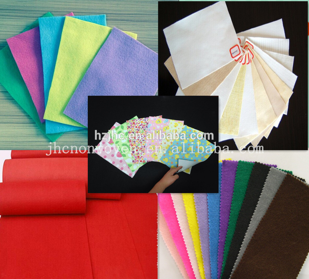 Yellow plain needle punched nonwoven silverware cleaning cloth