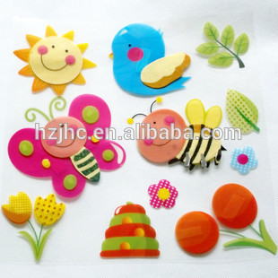 Needle punched polyester fashionable nonwoven felt animal patterns