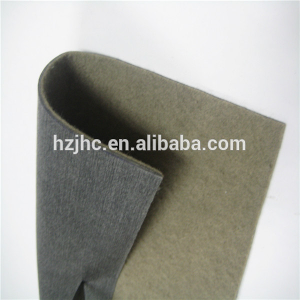 Polyester needle punched nonwoven auto carpet felt fabric