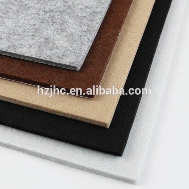 Solaraiche earbsach a’ reic teth aodach clòimhe neo-fhighte 100% polyester punch dathte 3mm