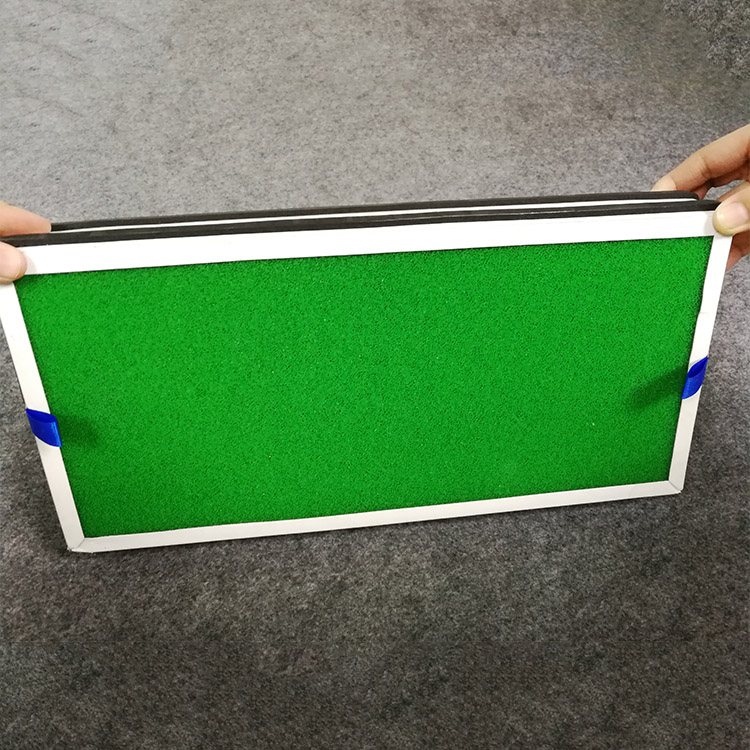 Filtro de ar de alta eficiência para salas limpas, filtro de ar de esponja