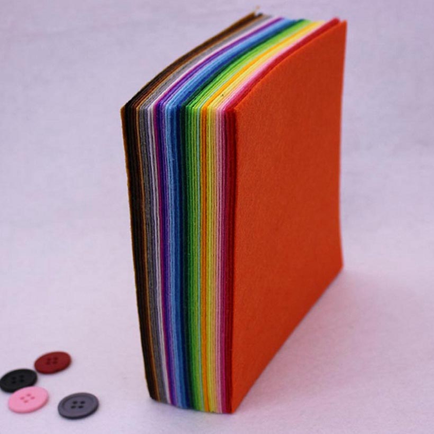 Öz DIY üçin köp reňkli gaty el işleri çap edilen keçe list