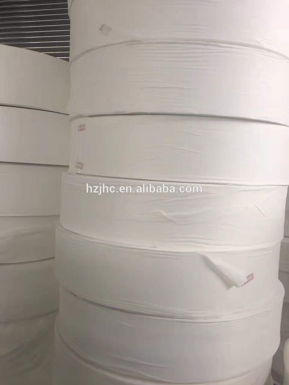 Clean non woven spunlace fabric for baby wet wipe raw material