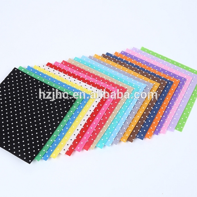 Wholesale Needle Punched Nonwoven Fabric Customized Colour Printed Felt Fabric