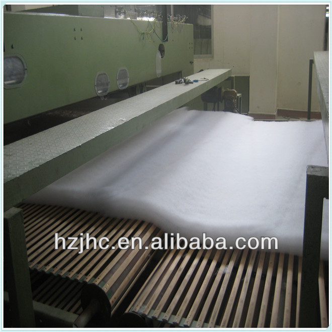 Fireproofing thermal bond polyester nonwoven wadding sheet/roll