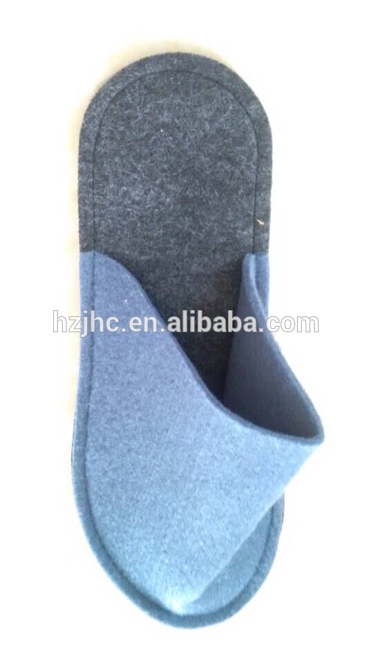 Sandal karpét non-anyaman poliéster warna-warni anu ditinju jarum