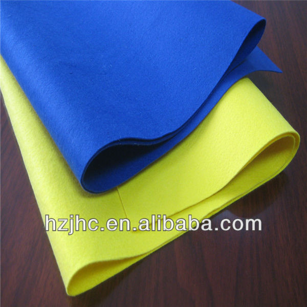 Lag luam wholesale koob punched nonwoven felt ntaub cwj mem cov ntaub ntawv raw khoom